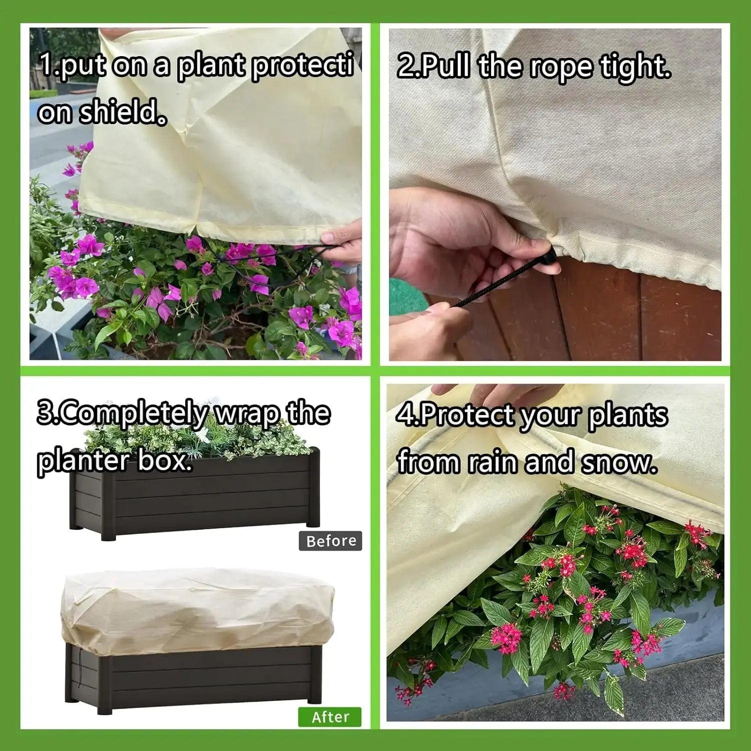 Housse Hivernage Plante Non-Tissé POLARA Housse de France