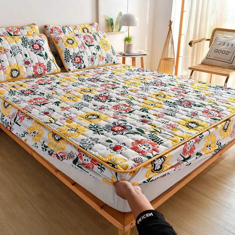 Housse Matelas Brushed LUMBRA Sun flower-I