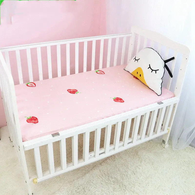 Housse Matelas Coton EcoCove Sweet strawberry-130x70cm