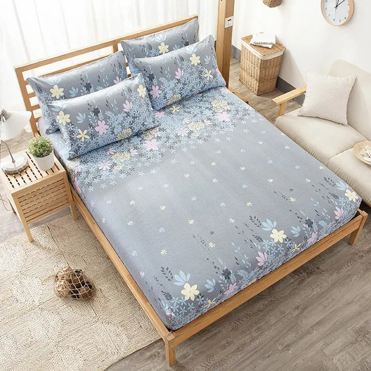 Housse Matelas Coton PURENA Grey-180x200
