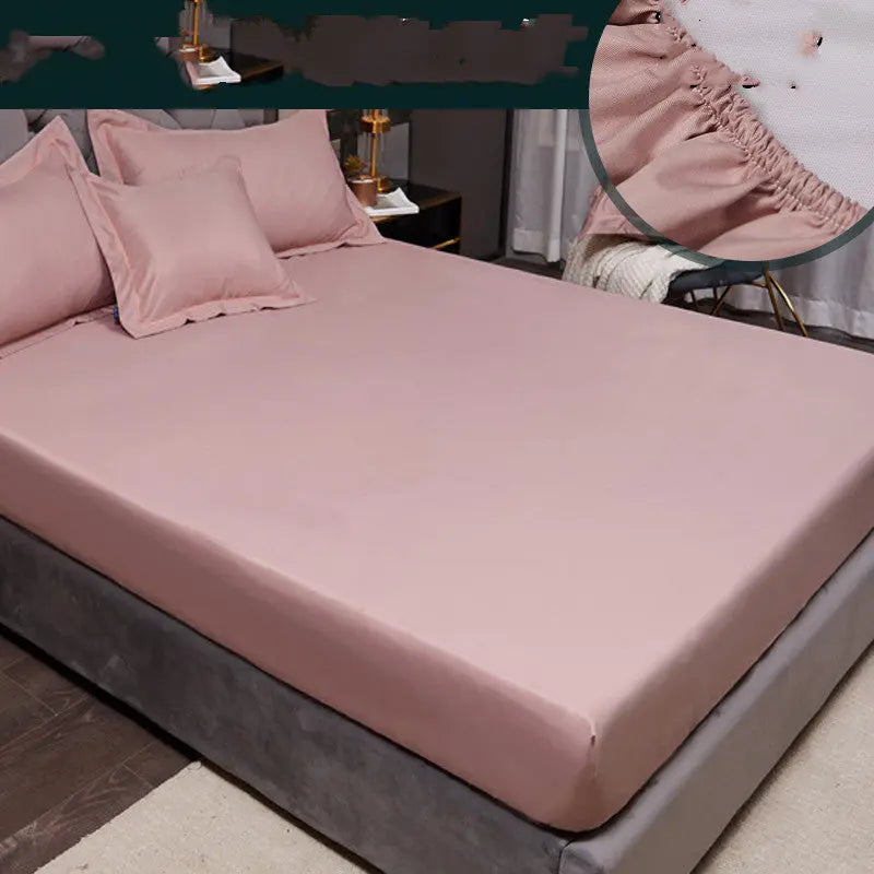 Housse Matelas Imperméable Tencel PROLIA Half pack pink-180X200