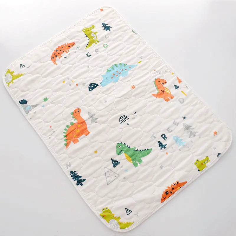 Housse Matelas Langer Coton Antidérapant BABLOX Dinosaur-30x45cm