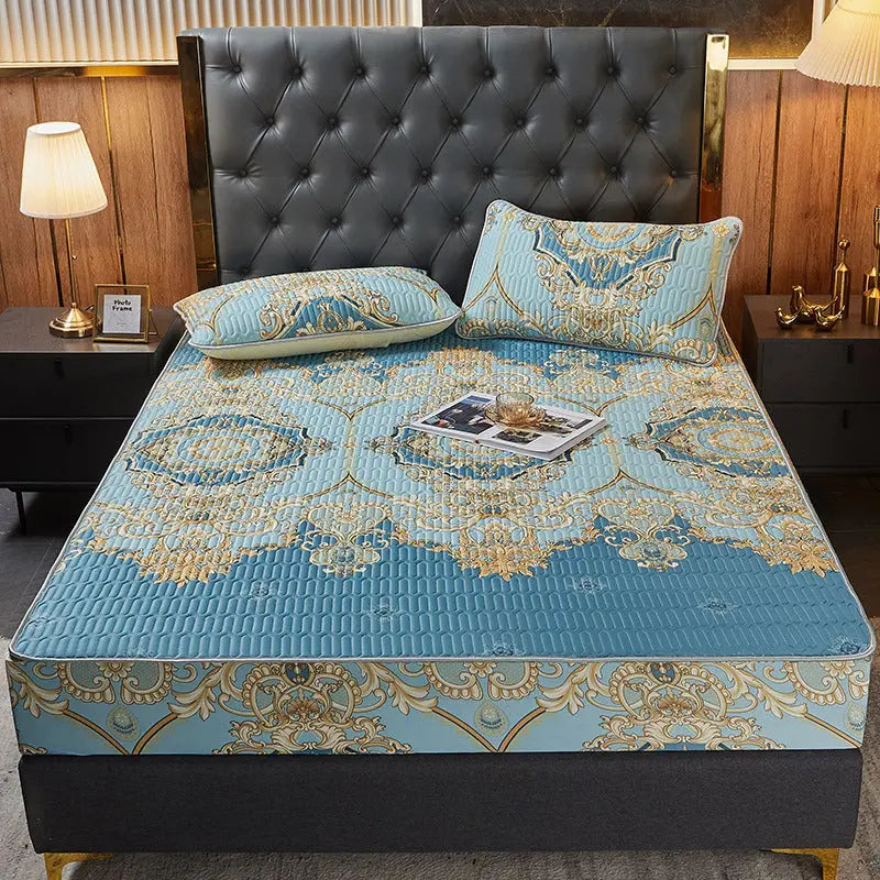 Housse Matelas Latex Moderne SIMMAX Rich Blue-120x200cmTwo pieces