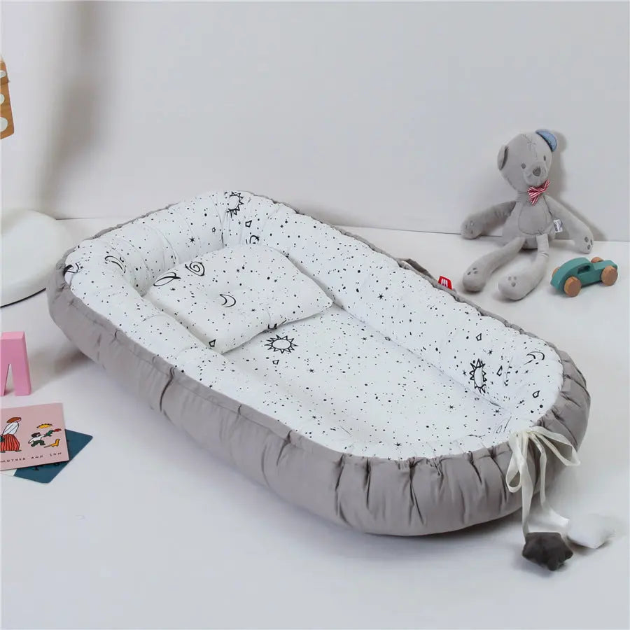 Housse Matelas à Langer Coton Pliable BIONYX Grey planet