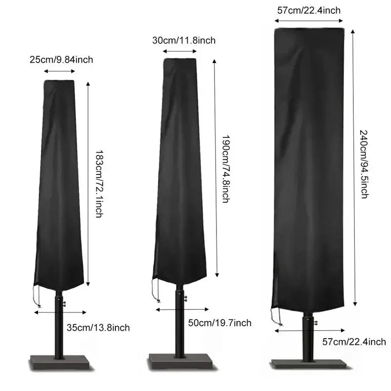 Housse Parasol Déporté Imperméable OXYSOR Housse de France