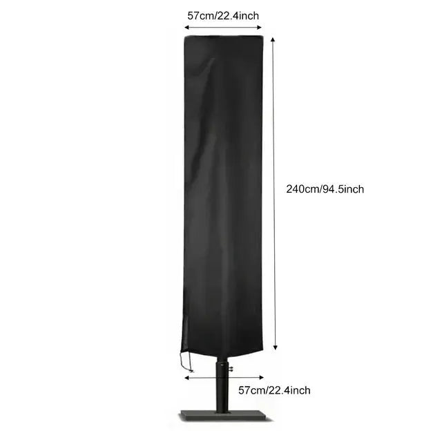 Housse Parasol Imperméable Noir **PARAPLUV** Housse de France