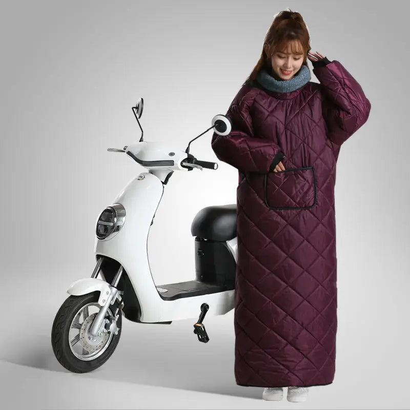 Housse Pour Moto Imperméable ZILARO Wine Red-XXL plus handle and hat