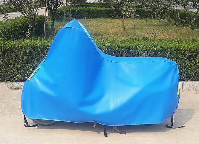 Housse Pour Moto Oxford Antivol **FROZEN** Blue-XL
