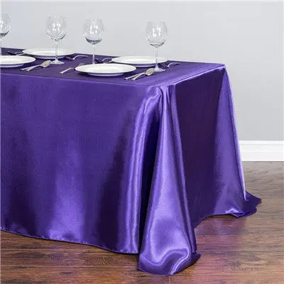 Housse Pour Table Satinée Événementielle SATINA Purple-145x300cm