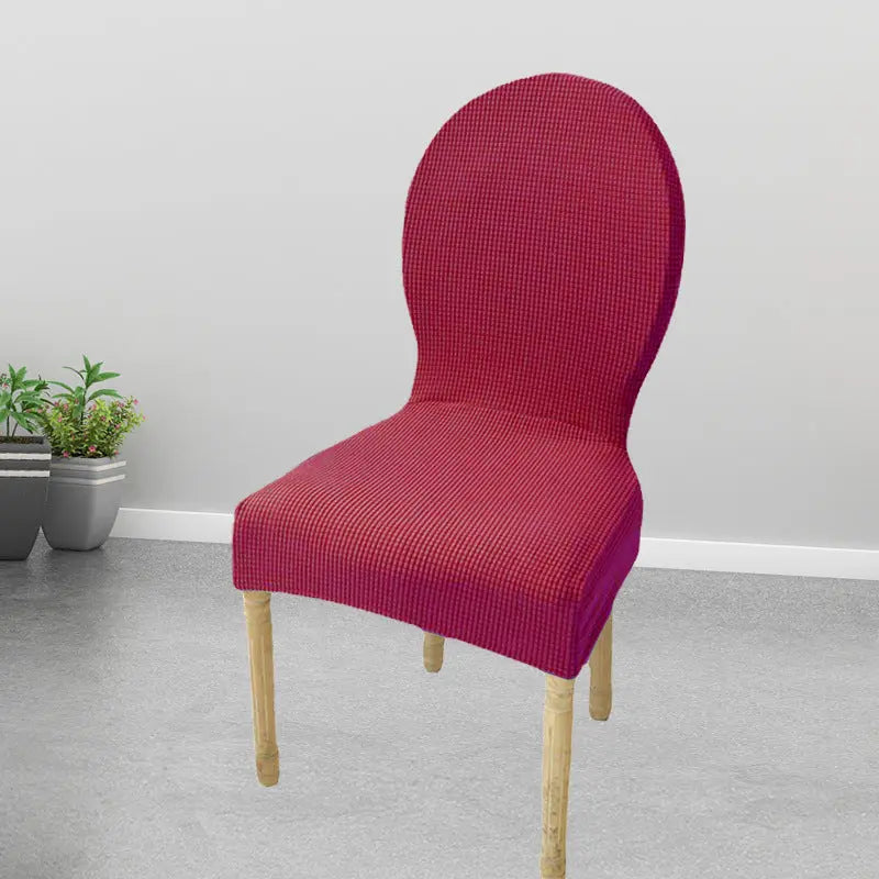 Housse Protection Chaise Élastique VELOXA Wine Red-Same Style Universal