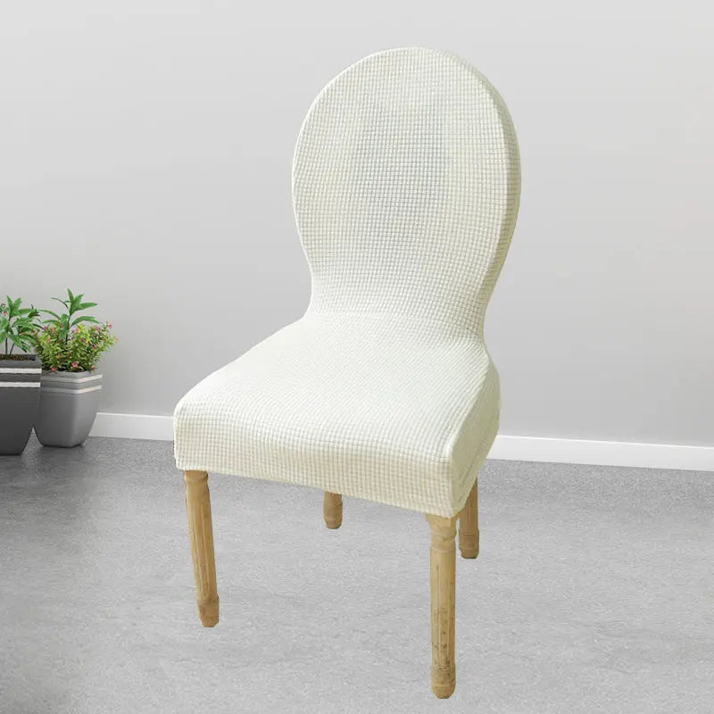 Housse Protection Chaise Élastique VELOXA Beige color-Same Style Universal