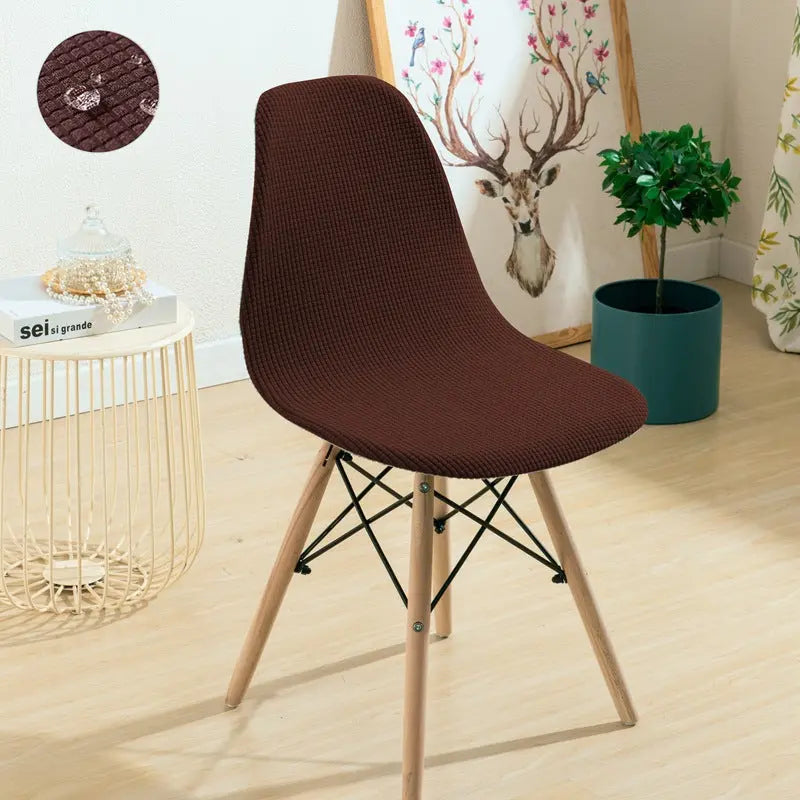 Housse Protection Chaise Imperméable SOLARA Brown-Universal