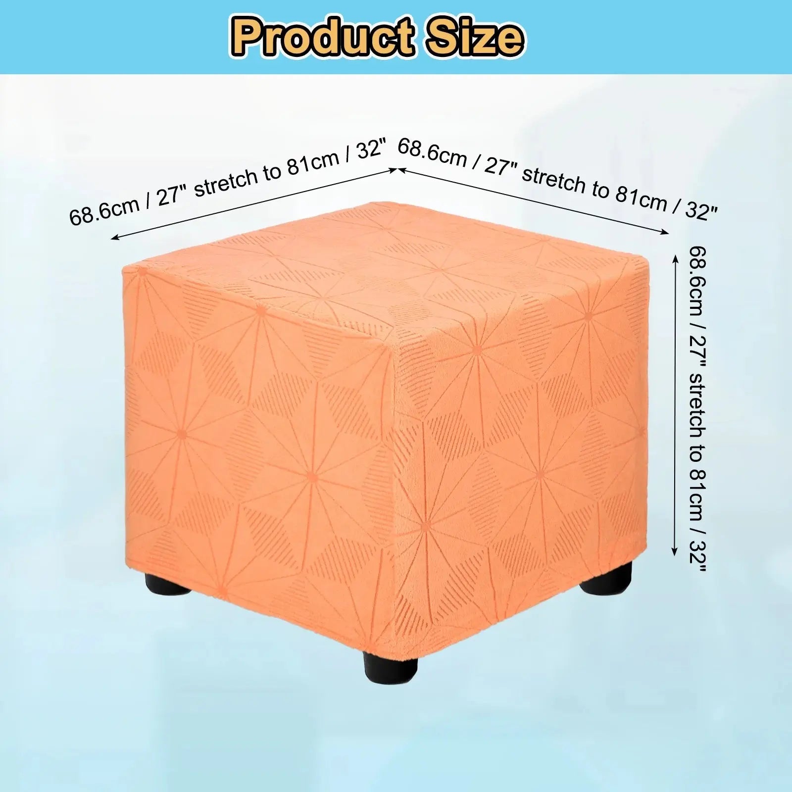 Housse Repose-Pied Extensible JACQUO Housse de France