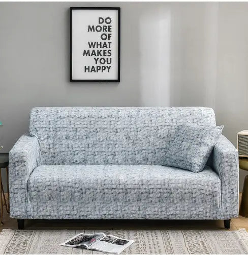 Housse Soderhamn Géométrique Strella Violet light cloud grey-145to185cm