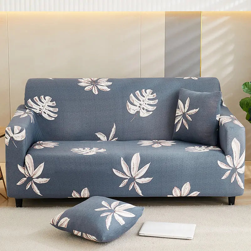Housse Soderhamn Polyester Stretch COVERA Angle leaf-4Seater