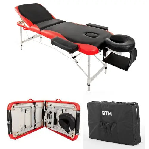 Housse Table De Massage Aluminum Confort LORMI Red