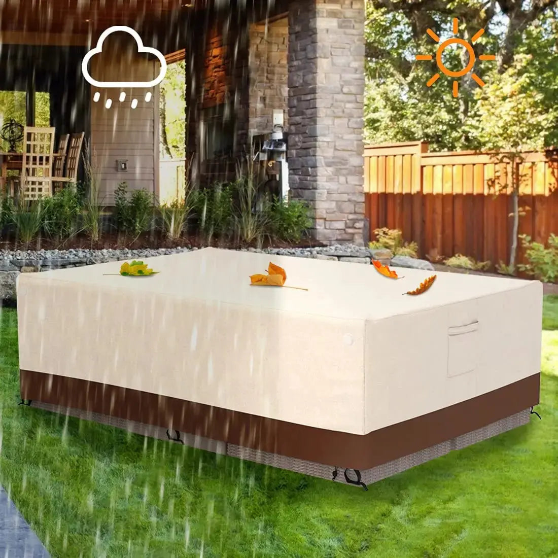 Housse Table Jardin Imperméable FORTERIO Housse de France