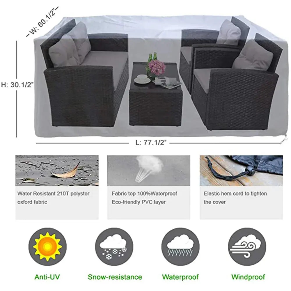 Housse Table Jardin Imperméable NOVARA Housse de France