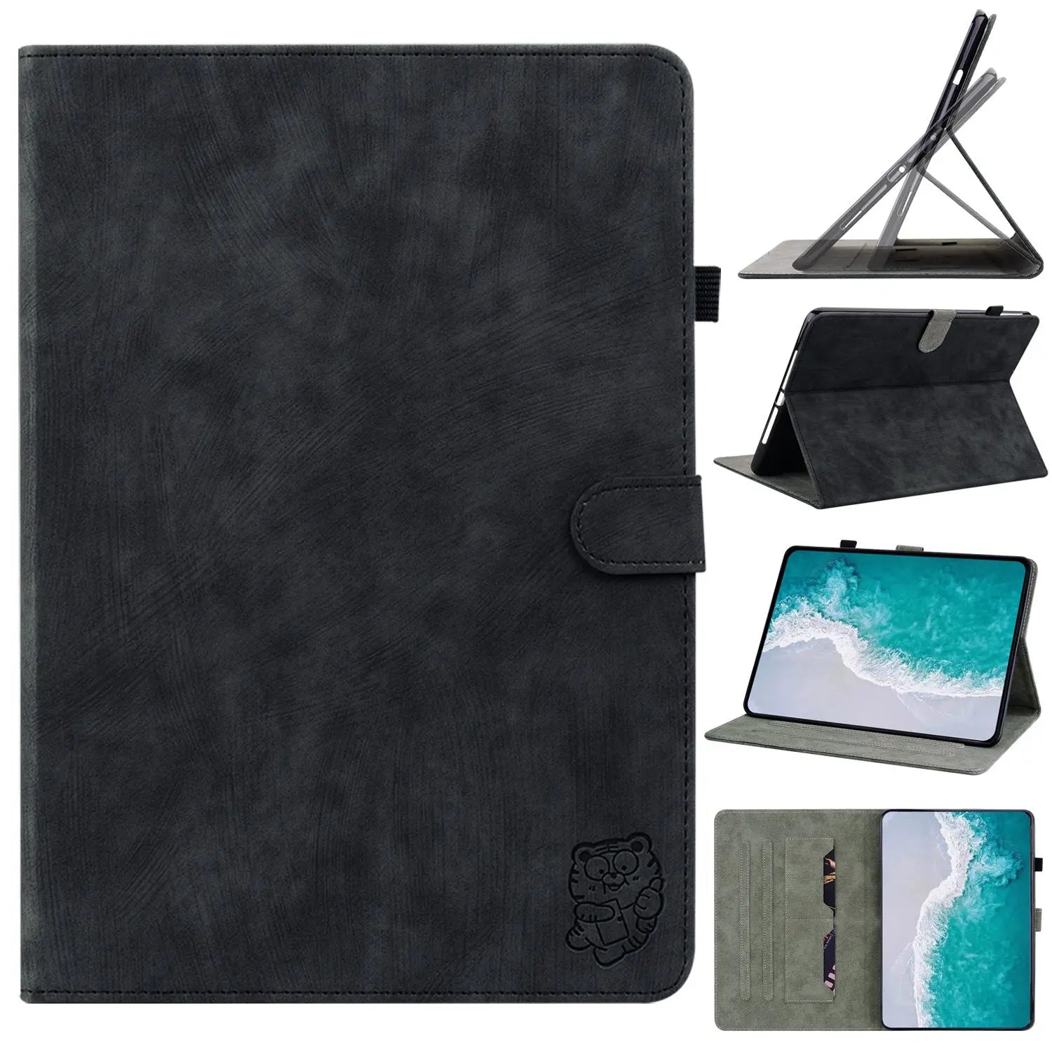 Housse Tablette Cuir Affiné PROTEVA Black-iPad Air 11 orPro 11