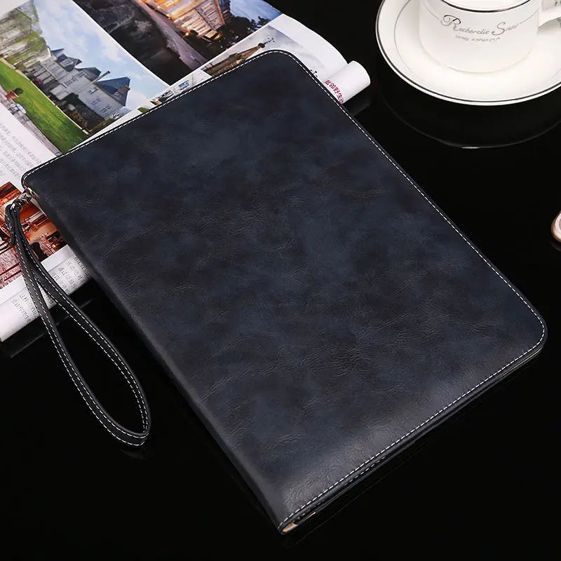 Housse Tablette Cuir Anglais SOMIRO Sapphire-IPad 4