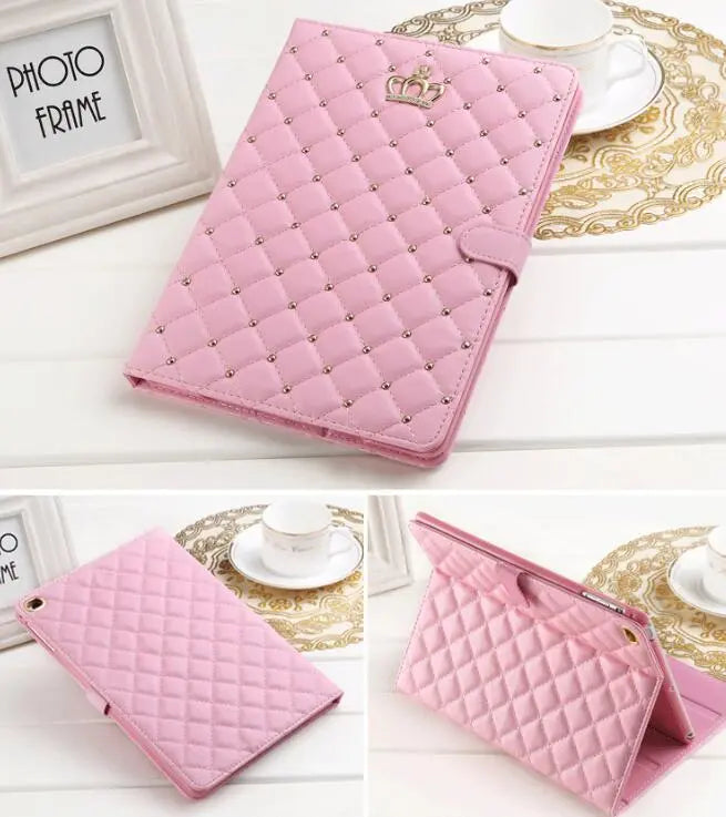 Housse Tablette Cuir Résistant FYLAN Pink-2019 10.2 air3 10.5