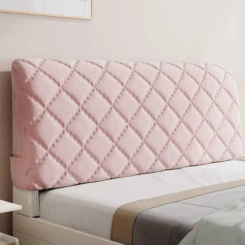 Housse Tête de Lit Coton Moderne **VELARO** Cornmeal A single sided-1.0M