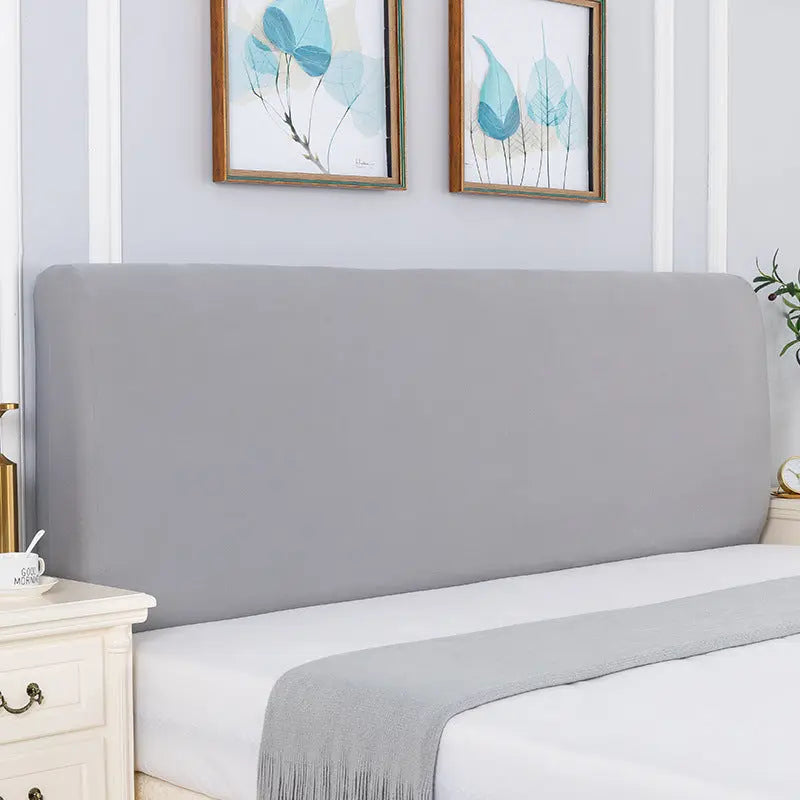 Housse Tête de Lit Polyester SILENTO Light Gray-170to190cm