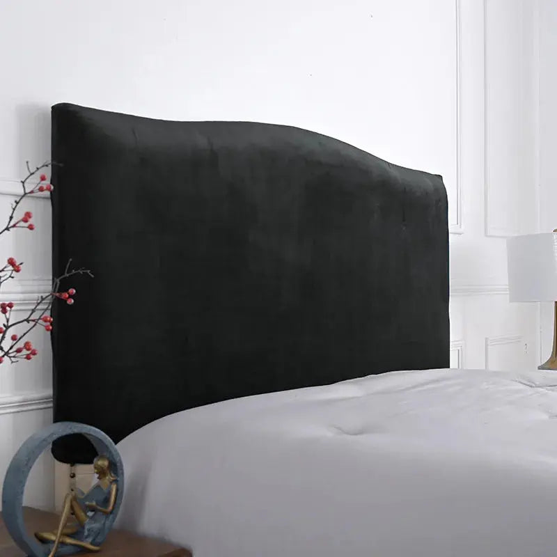 Housse Tête de Lit Velours Élastique VELUNA Housse de France
