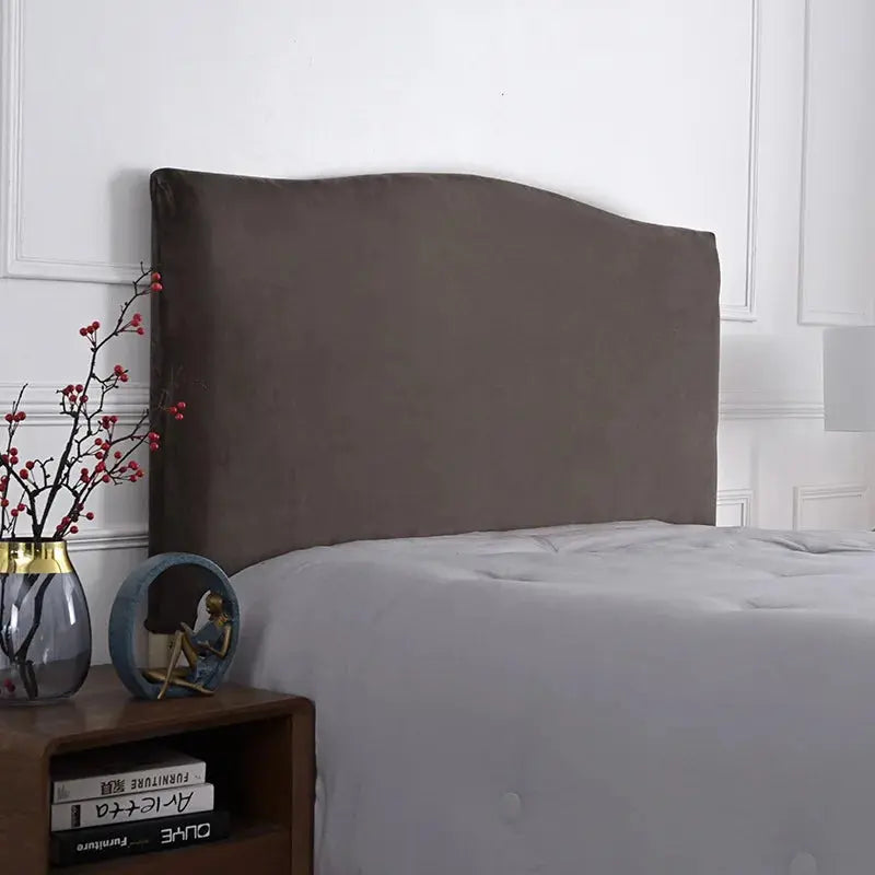 Housse Tête de Lit Velours Élastique VELUNA Housse de France