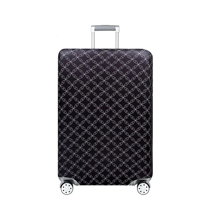 Housse Valise Élastique DURALO Dark black-XL