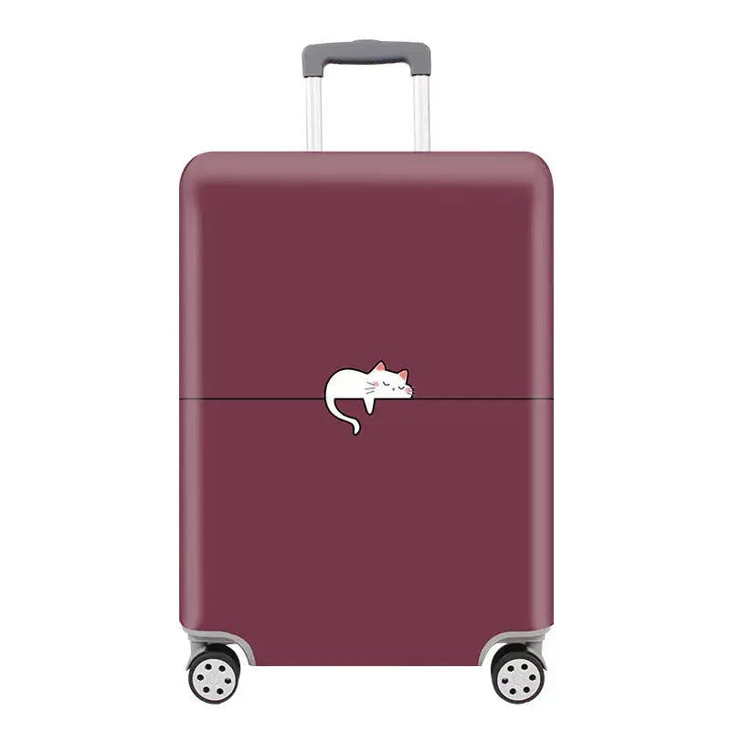 Housse Valise Élastique Résistante ASLAN The White Kitten-XL