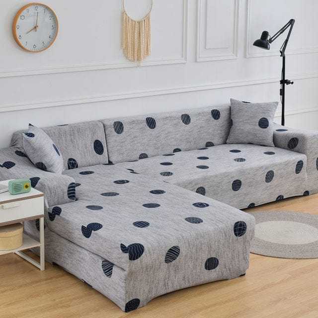 Housse canapé d'angle NEOONA, couverture intégrale pour mobilier Housse De France
