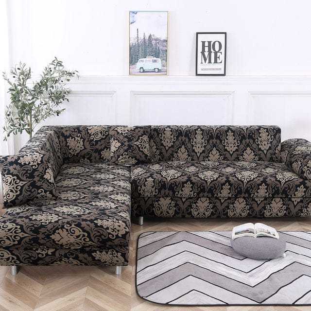 Housse canapé d'angle NEOONA, couverture intégrale pour mobilier Housse De France
