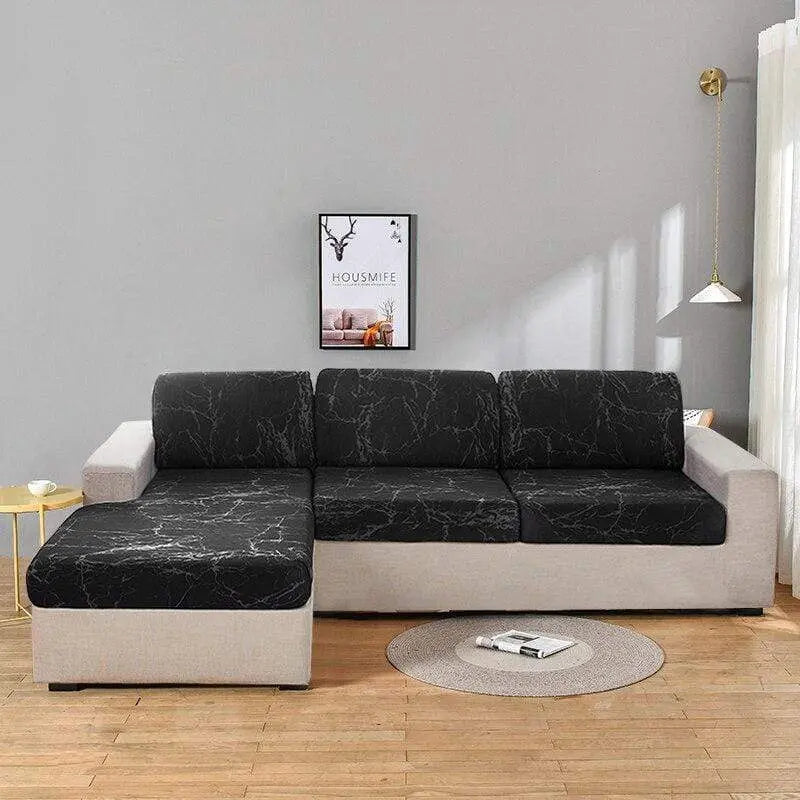 Housse coussin canapé imprimé SEATY - Housse De France
