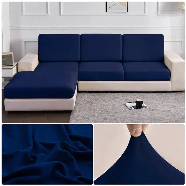 Housse d'assise canapé Indigo Housse de France