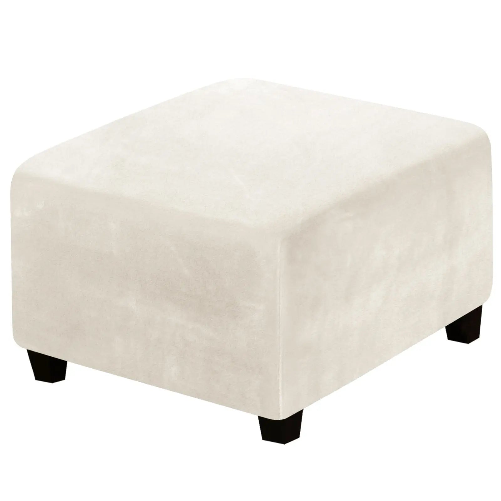 Housse de Banquette Velours AZUR Beige-Sofa Cover