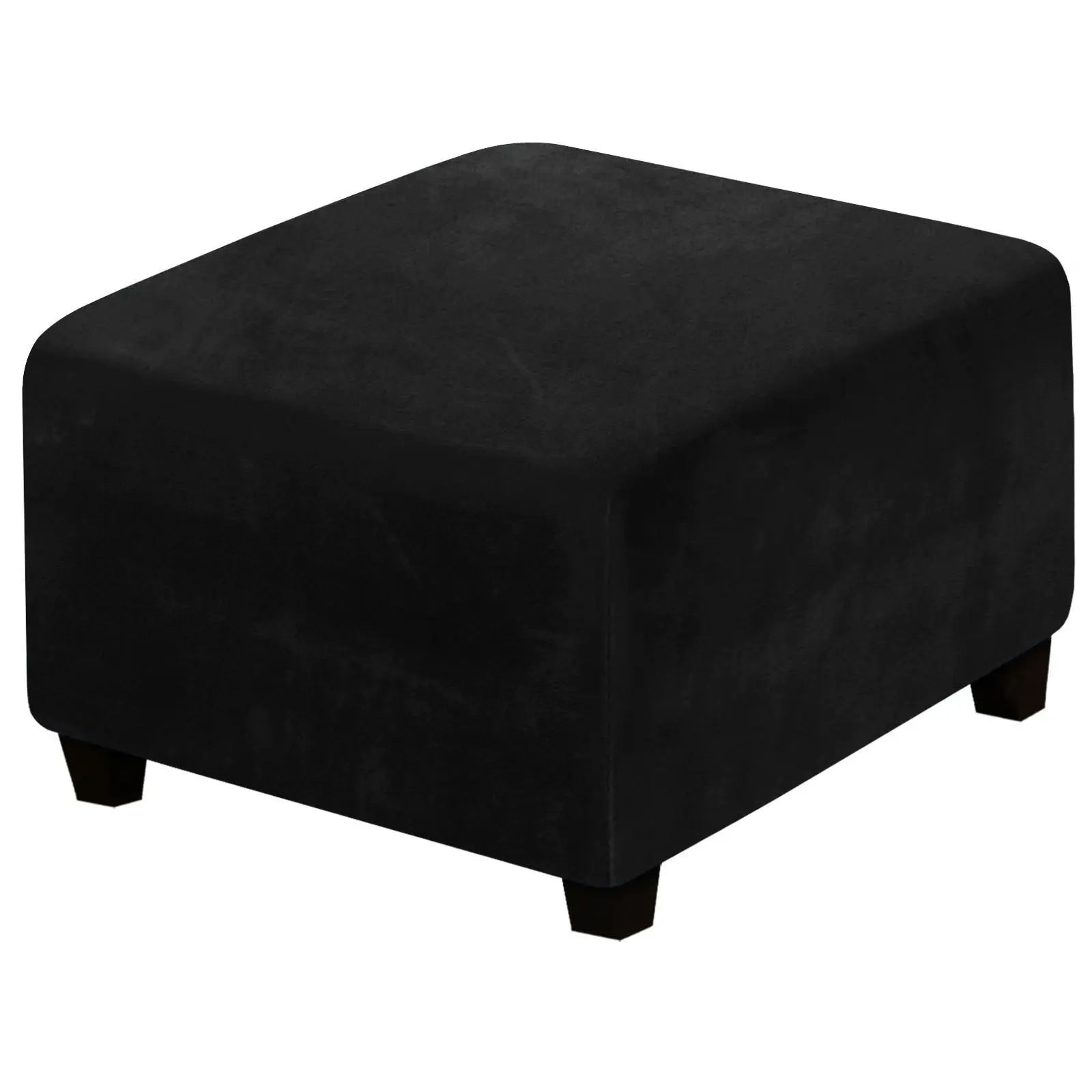 Housse de Banquette Velours AZUR Black-Sofa Cover