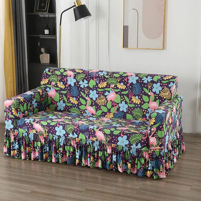 Housse de Canapé Universelle QUOVA Birds And Flowers-Double Size 145 185cm