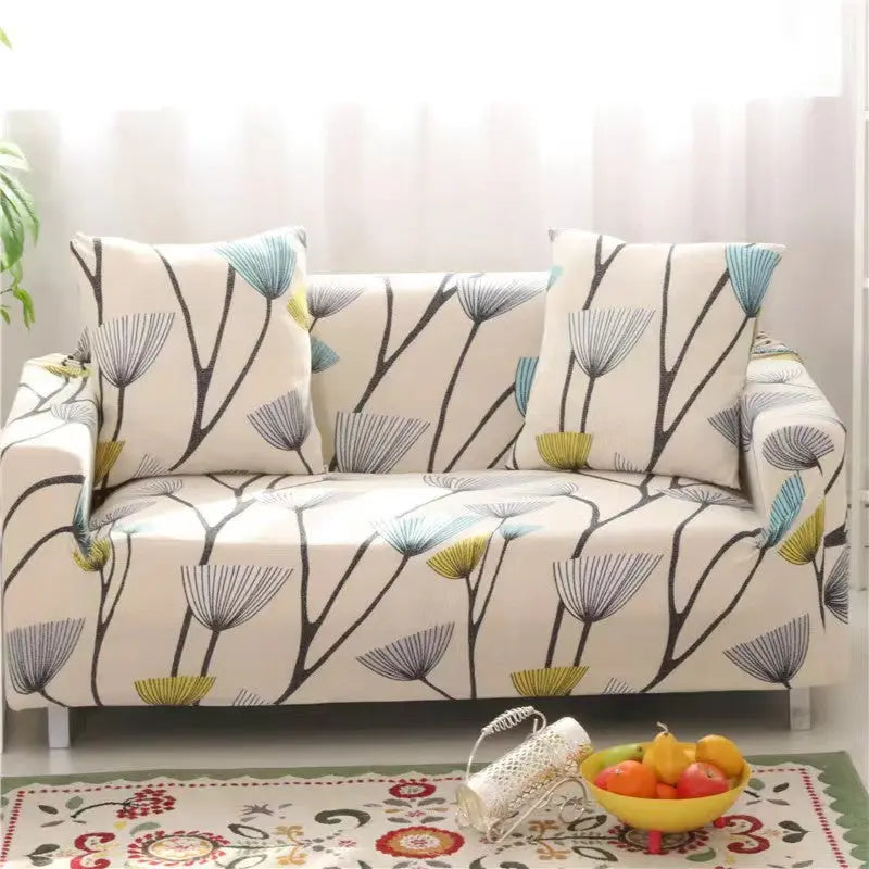 Housse de Canapé Extensible GEOFORM Dandelion-235to300 Four seat