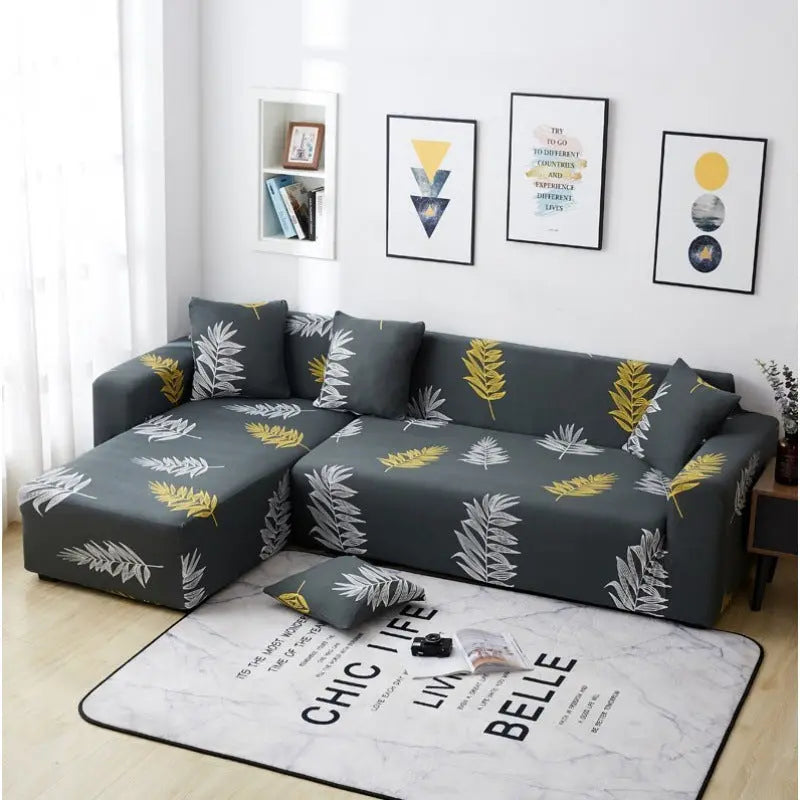Housse de Canapé Extensible LORNA Brown-90 to 140cm