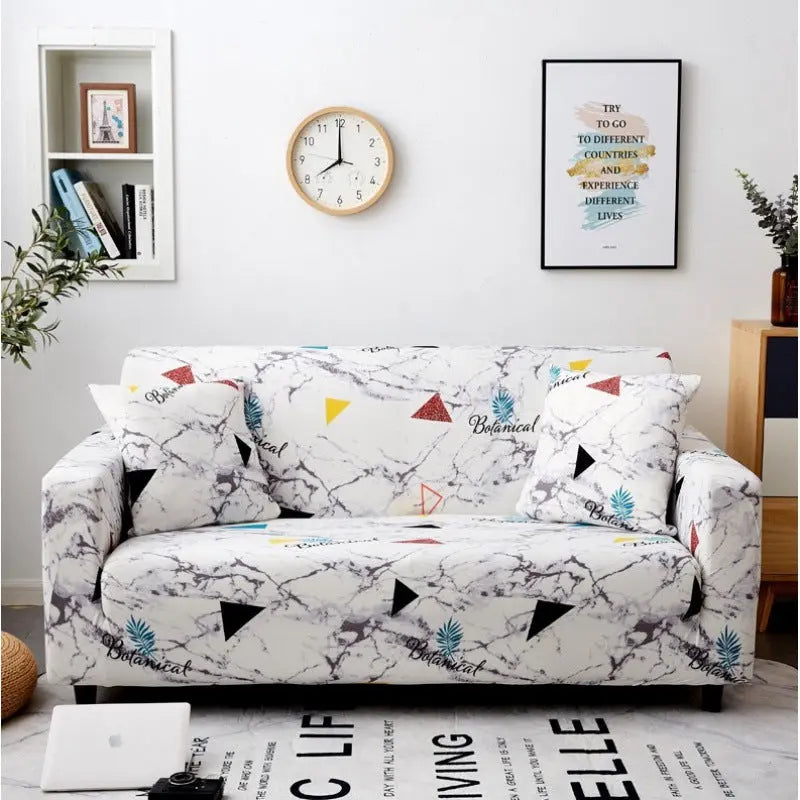 Housse de Canapé Extensible LORNA Violet-235to 300cm