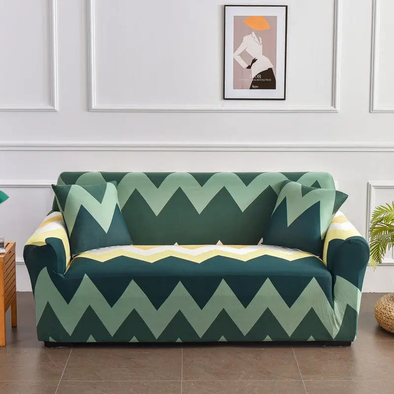 Housse de Canapé Imprimé FLEURIA Nordic Stripes-Four People