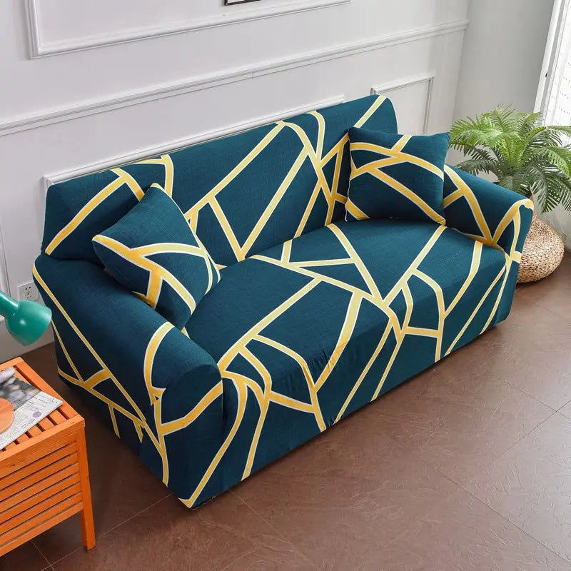 Housse de Canapé Imprimé FLEURIA Simple Lines-Single Seat