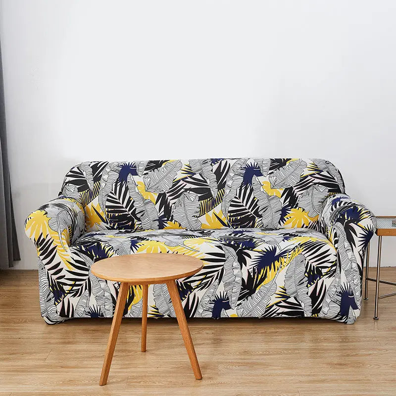 Housse de Canapé Imprimée ELASTIK Jungle-For Three Person Sofa