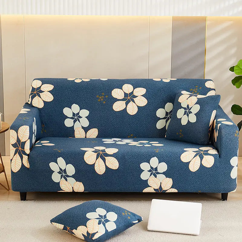 Housse de Canapé Imprimée SOFALUX Six Leaf Clover-1Seater