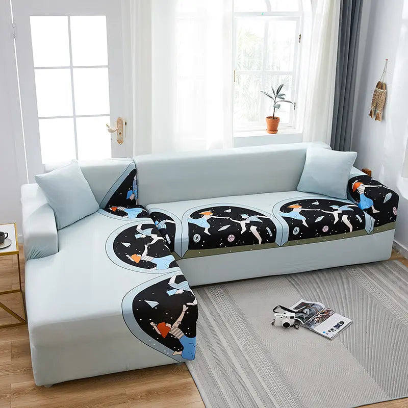 Housse de Canapé Moderne POLYSOFA Beta-Three people