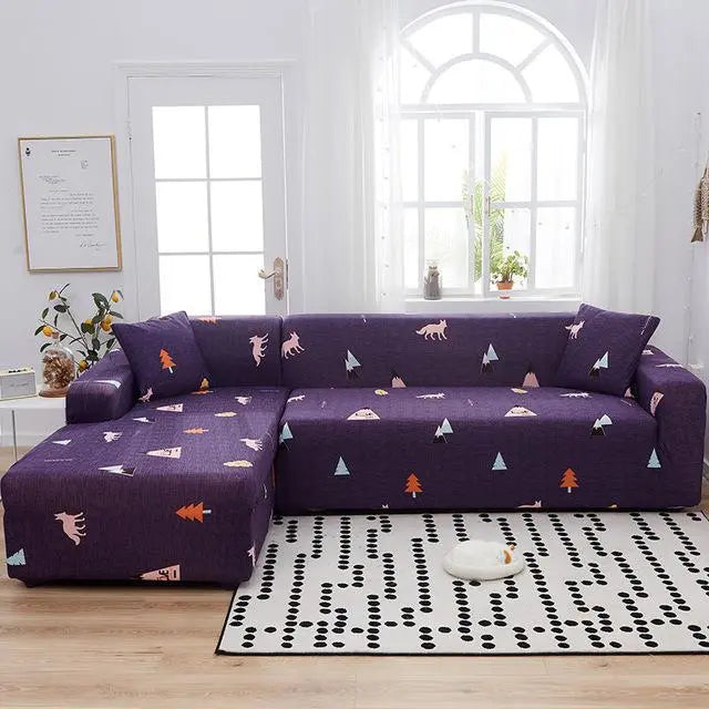 Housse de Canapé Modulaire GEOFLEX Secret forest-195to230cm