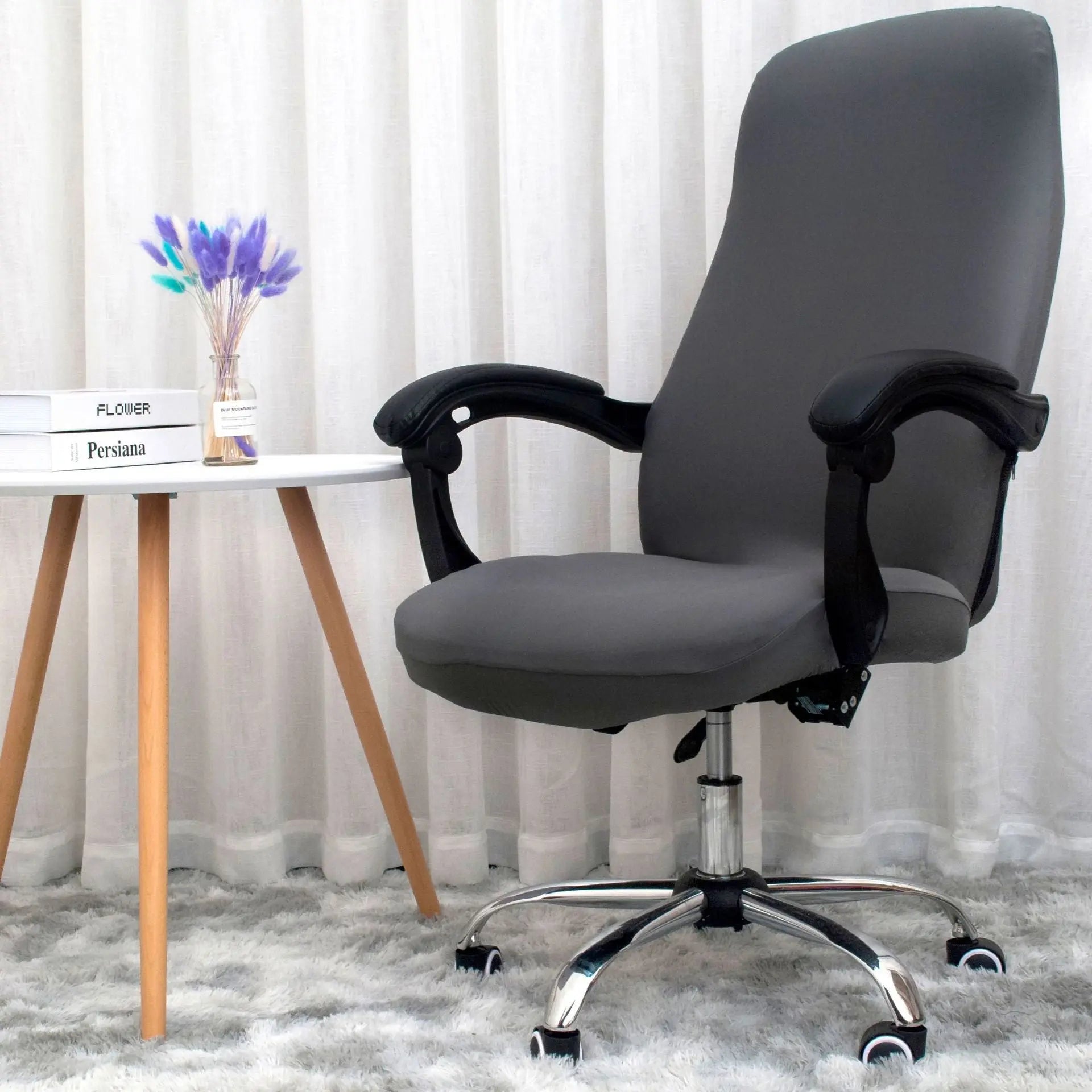 Housse de Chaise Ergonomique LUMINO Dark Grey-OneSize