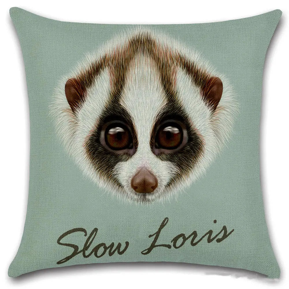 Housse de Coussin Animal Nordique LINNO Style2-45x45cm