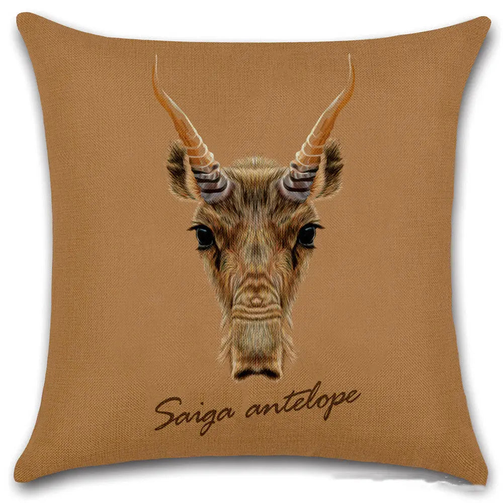 Housse de Coussin Animal Nordique LINNO Style16-45x45cm